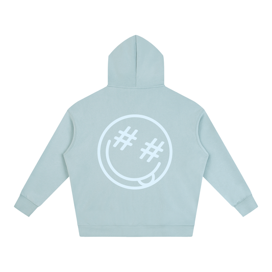 Freshly Baked - Light Blue - Oversize Fleeced Hoodie