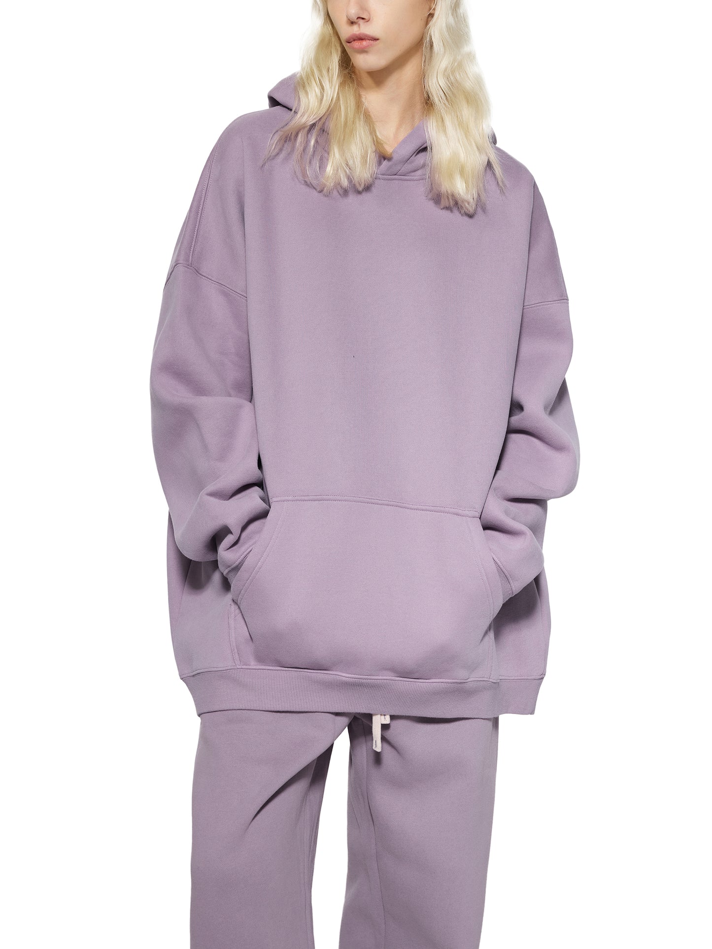 Freshly Baked - Dark purple - Oversize Fleeced Hoodie