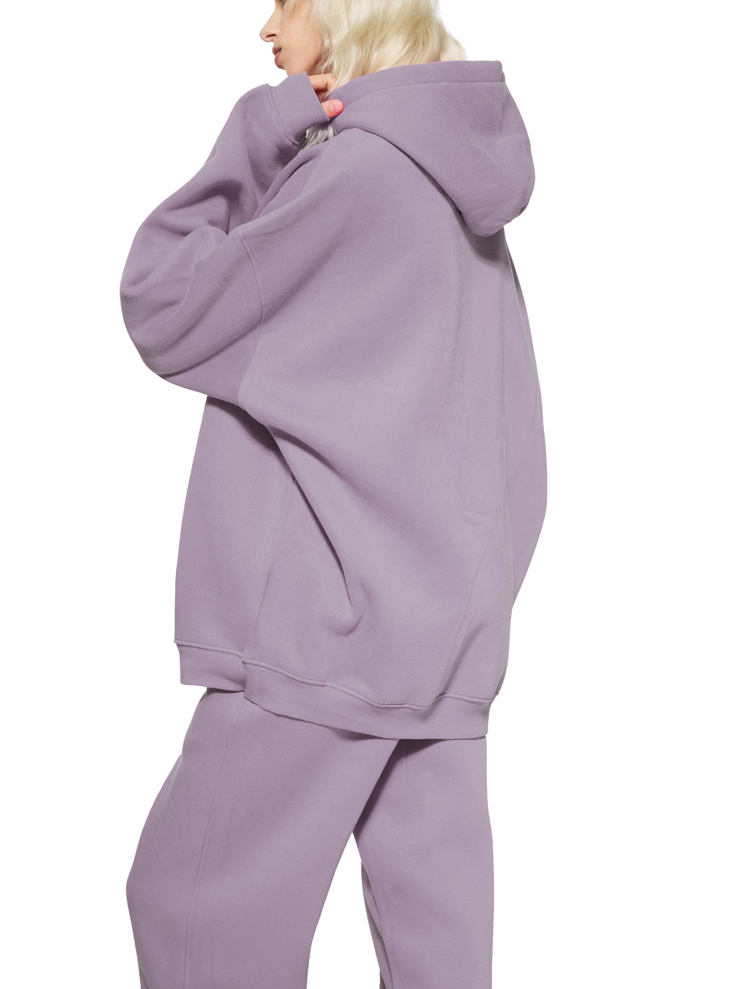 Freshly Baked - Dark purple - Oversize Fleeced Hoodie